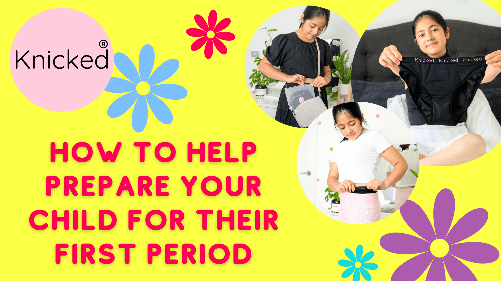How to Help Your Child Prepare for their First Period