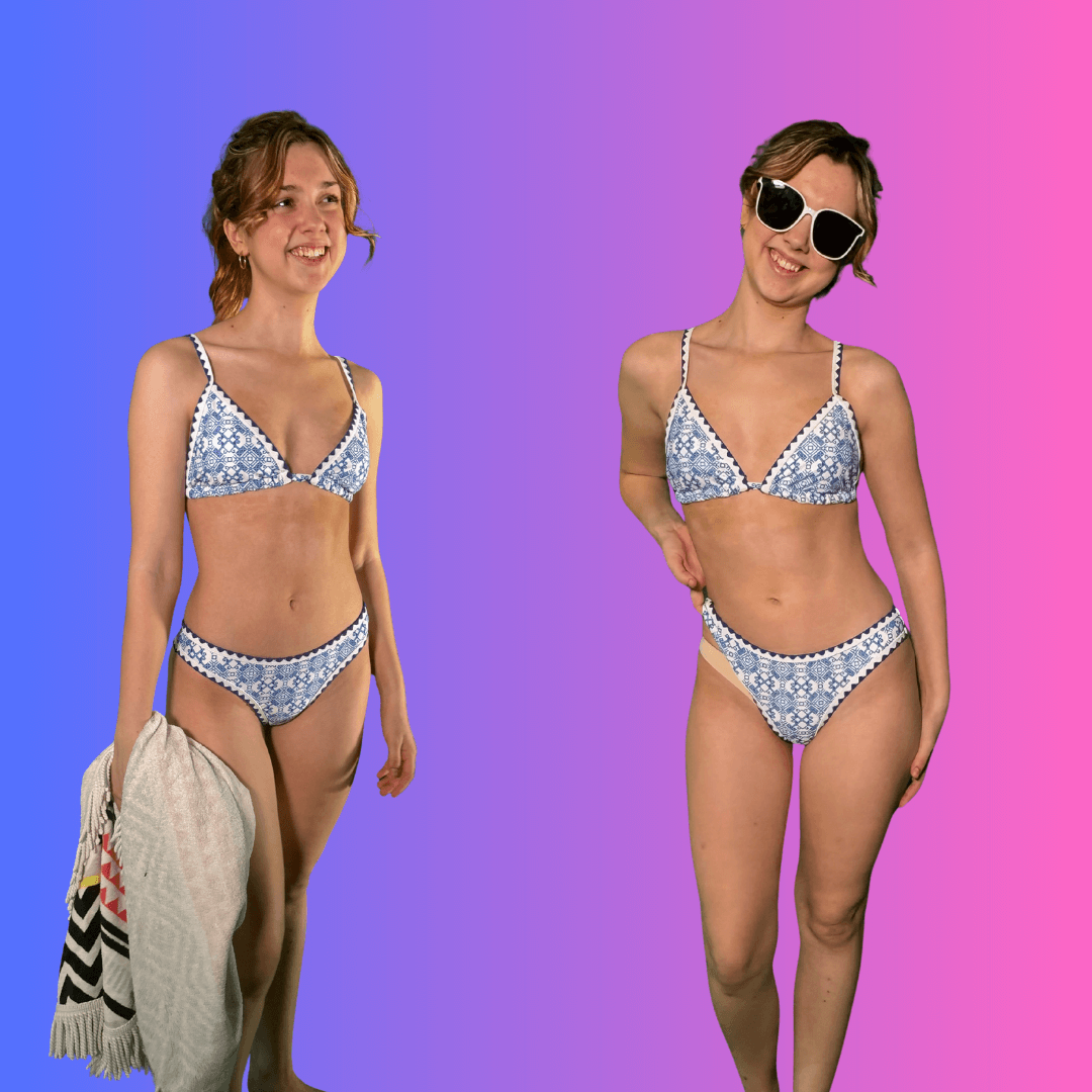 Beige BFFs Under Swim Period Underwear