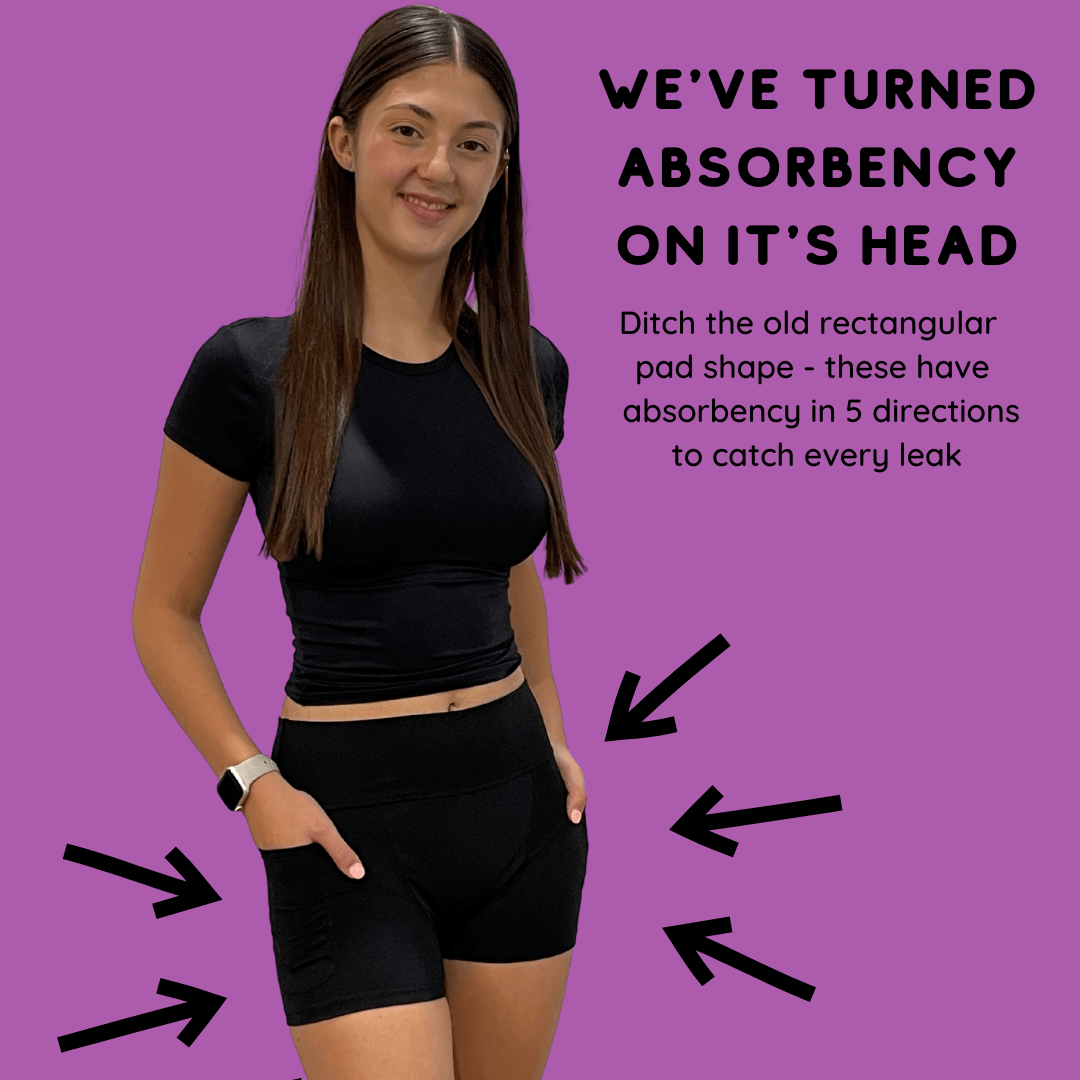 Teen & Adult UltraGuard Boyleg Period Shorts - Super Heavy with Pockets (Sizes Child 10 - Adult 22)