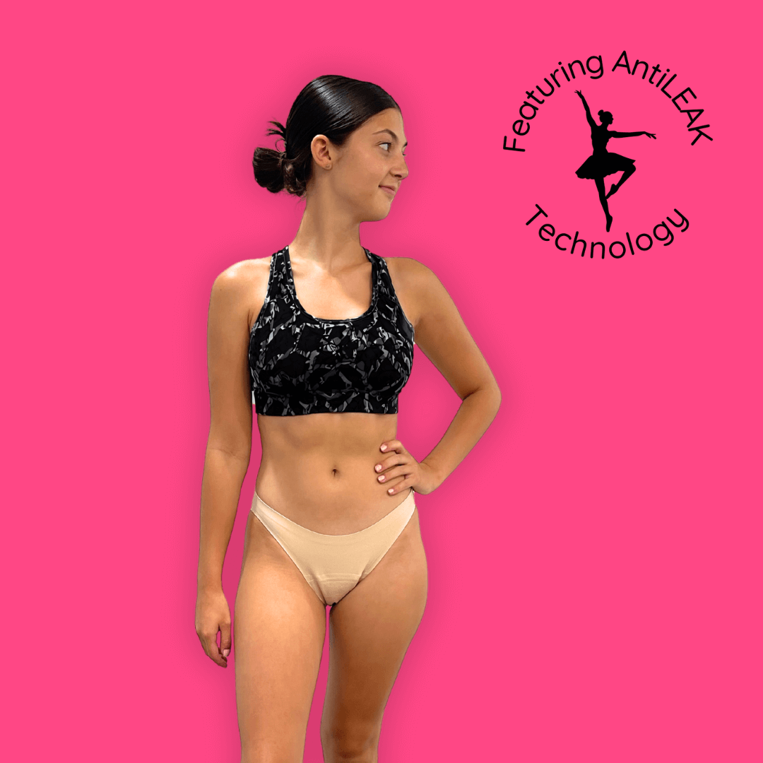 Dance Period Underwear - Dance Diva - Heavy Absorbency - Anti-Leak