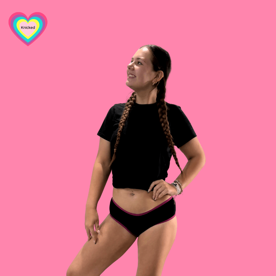 Heavy plus period underwear with higher coverage