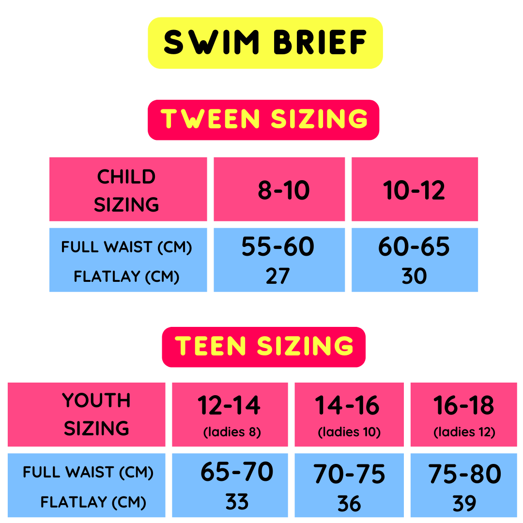 Teen Period Swimwear 2 Piece Set (In Pink or Black)