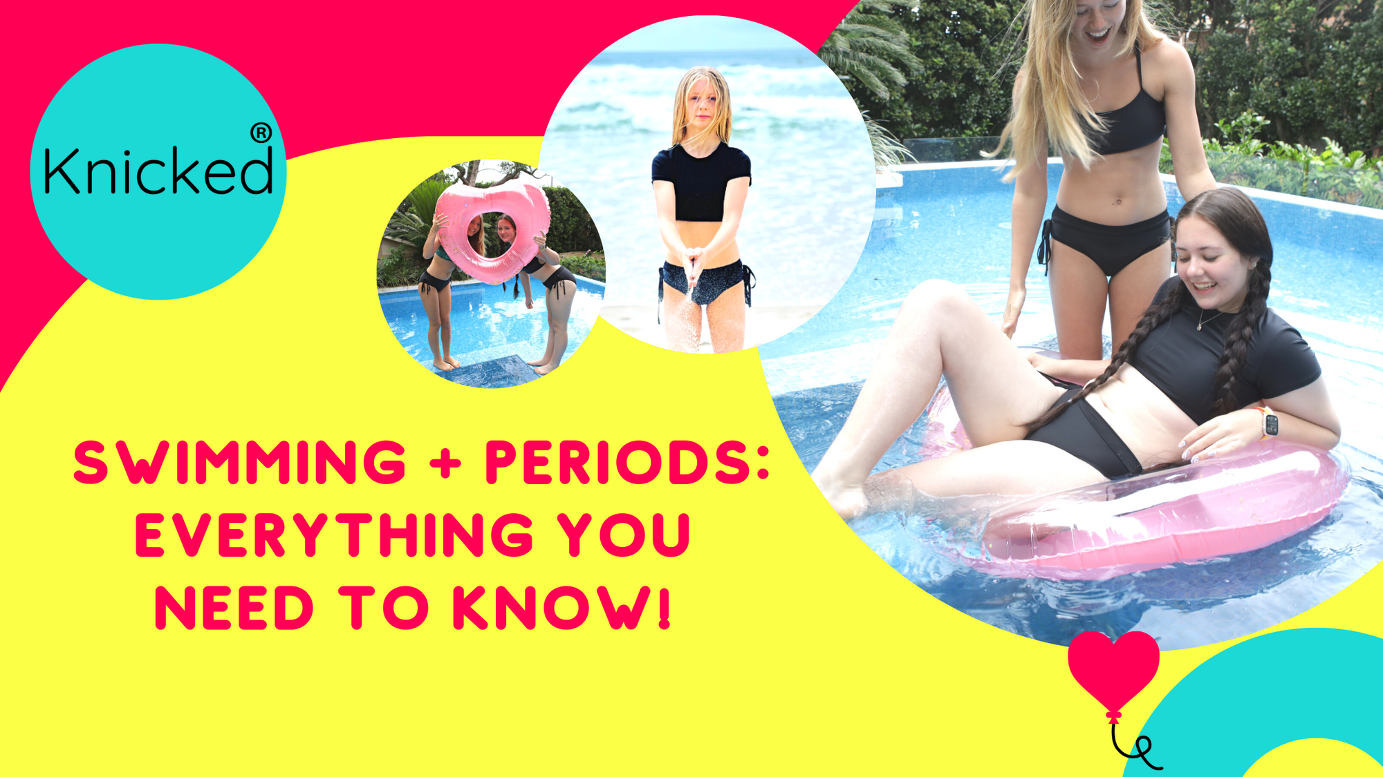 Swimming + periods: everything you need to know! - Knicked Australia