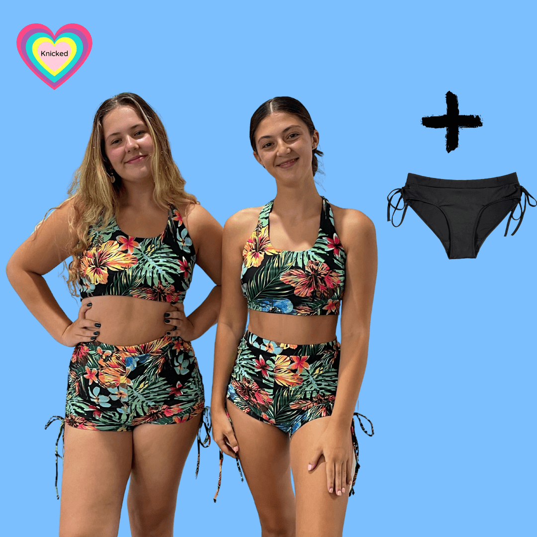 Teen Period Swimwear 3 Piece Hawaii Set