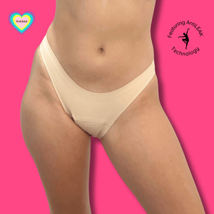 Girls & Ladies Dance Period Underwear ~ Dance Diva (Beige) ~ LeakSTOP  Technology - Knicked Australia