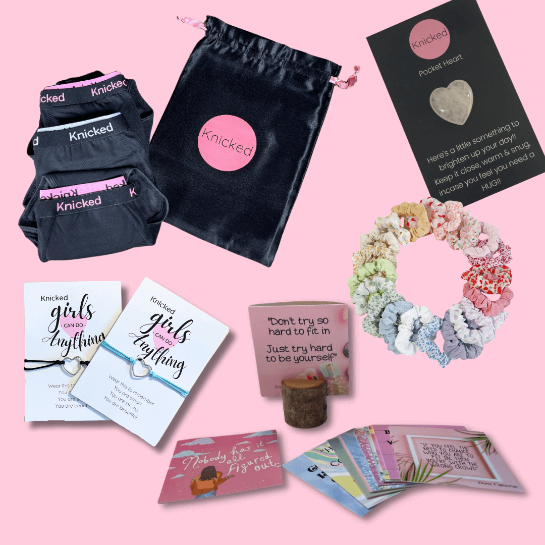 get ready for your first period pack, puberty and menstruation