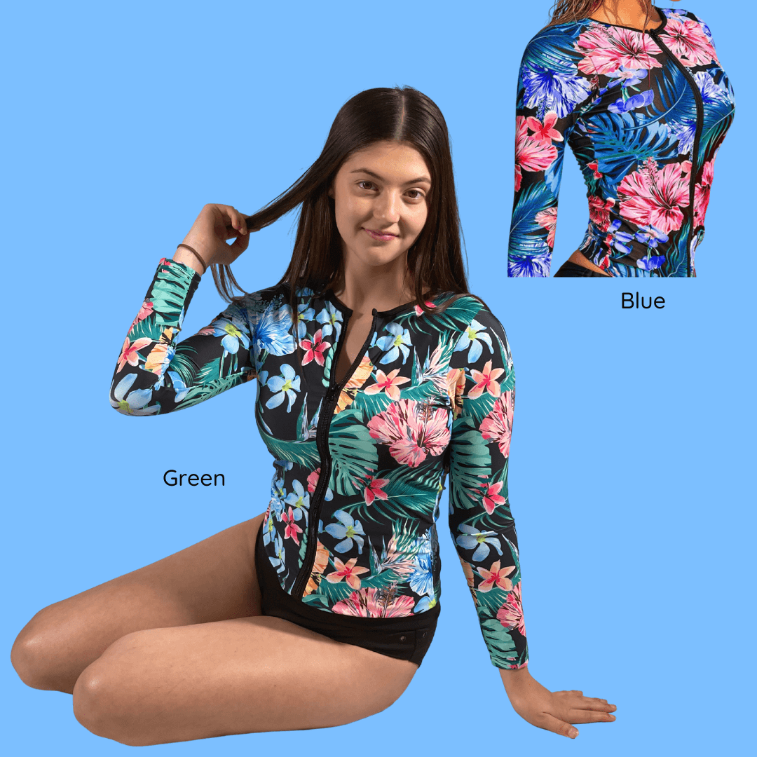 bathers, period swimmers, period swimwear - long sleeve protection