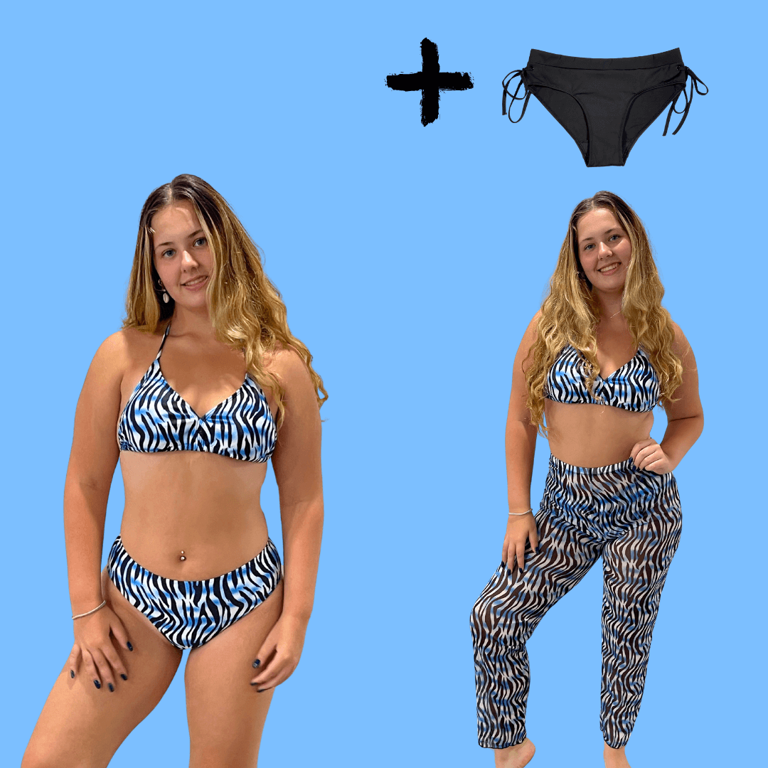 Teen 4 piece period swim set, period bathers, period swim