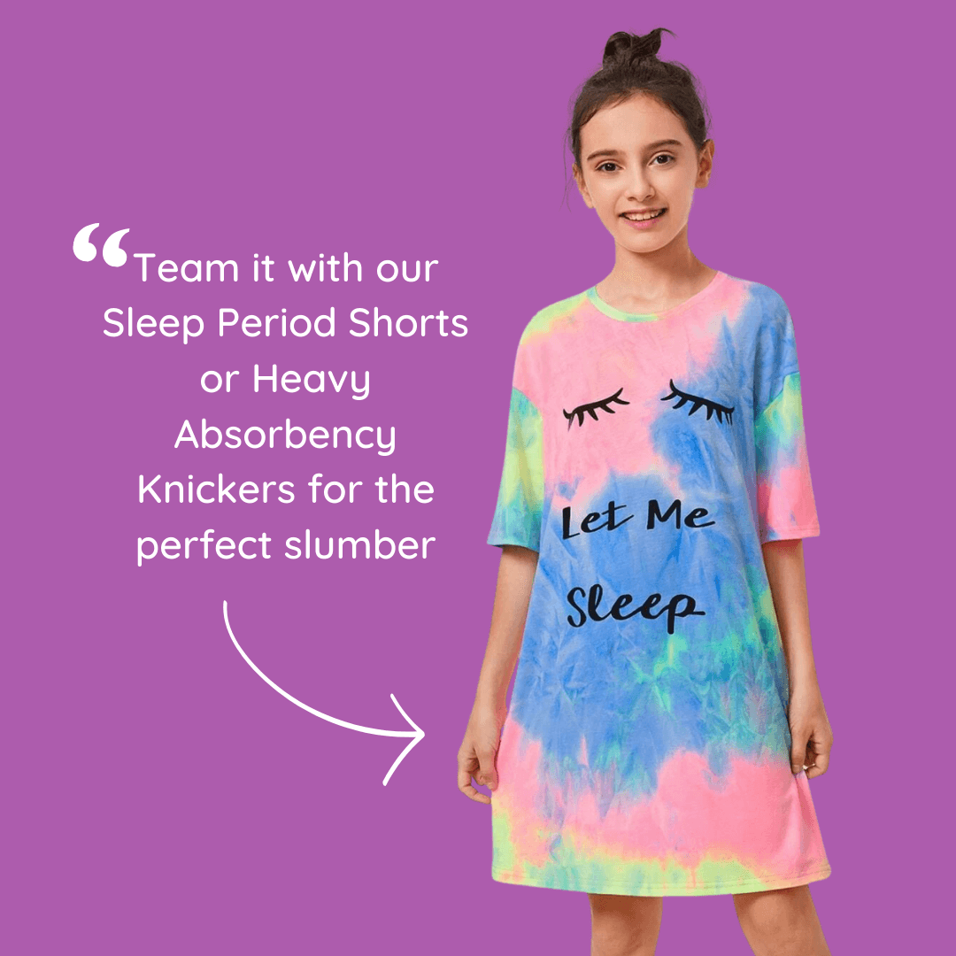 Super soft ultimate sleep tees for teens multi-coloured dye