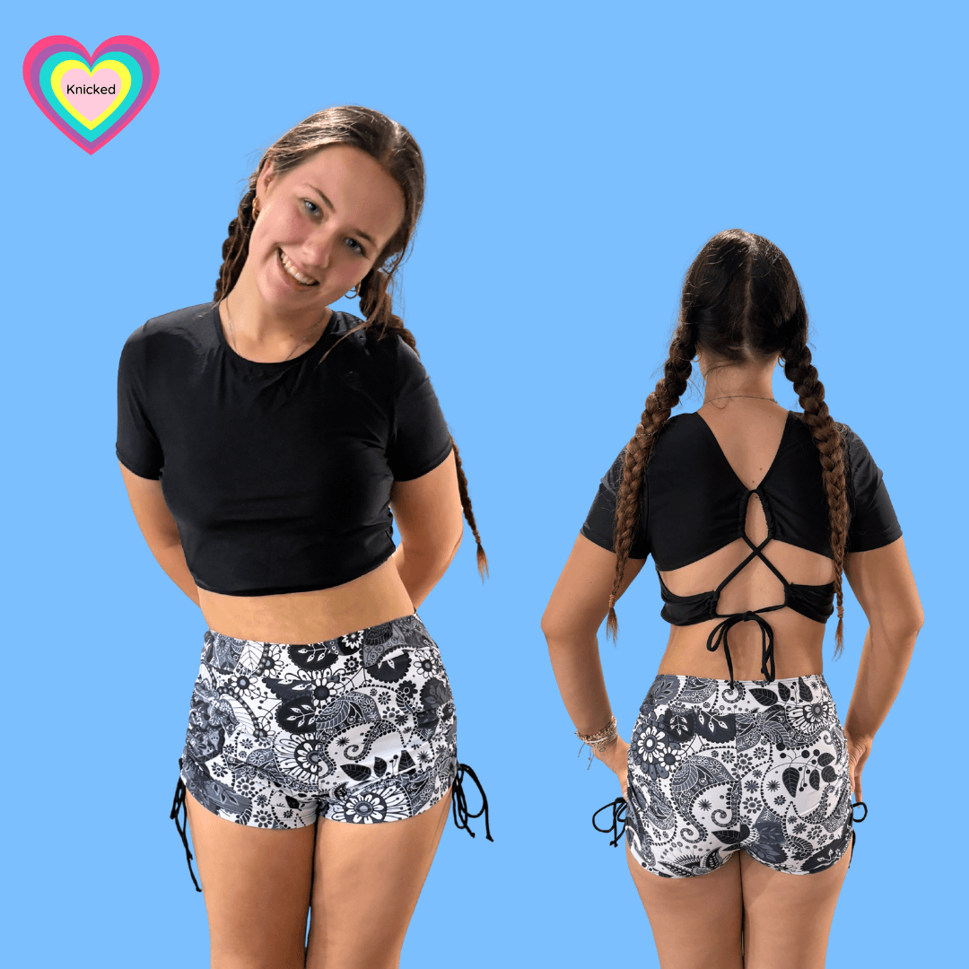 Teen Midnight Paisley Period Swim Set - 3 Pieces