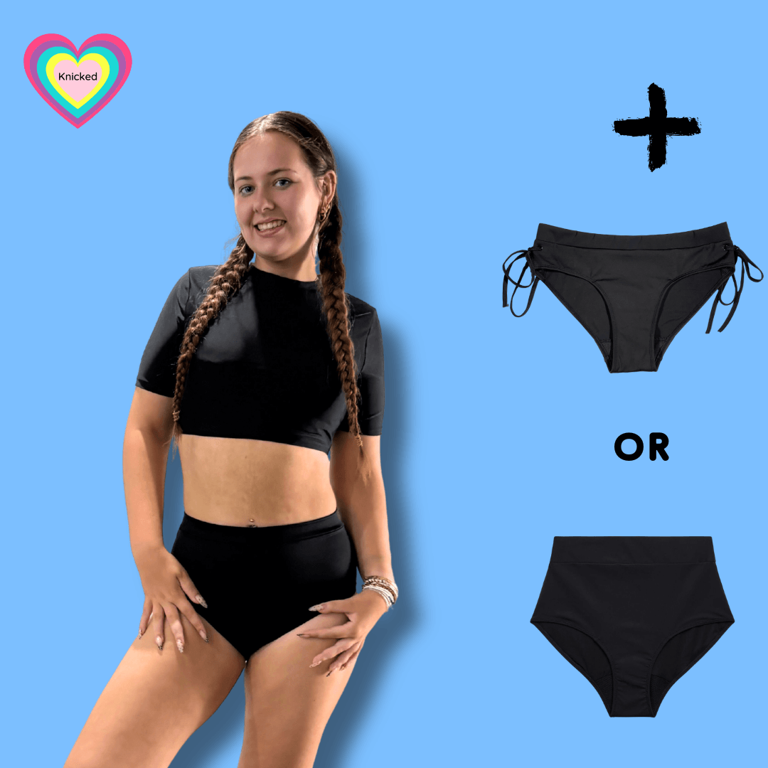 Teen Onyx 3 Piece Period Swim Set