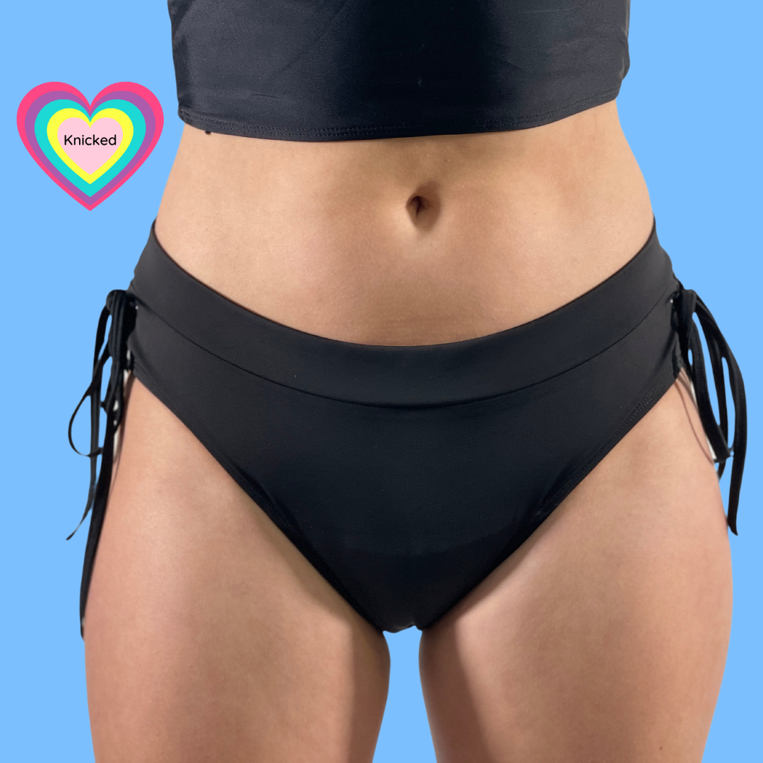 Teen Leakproof Full-Coverage Bikini Bottom, Period Swimwear for Teens