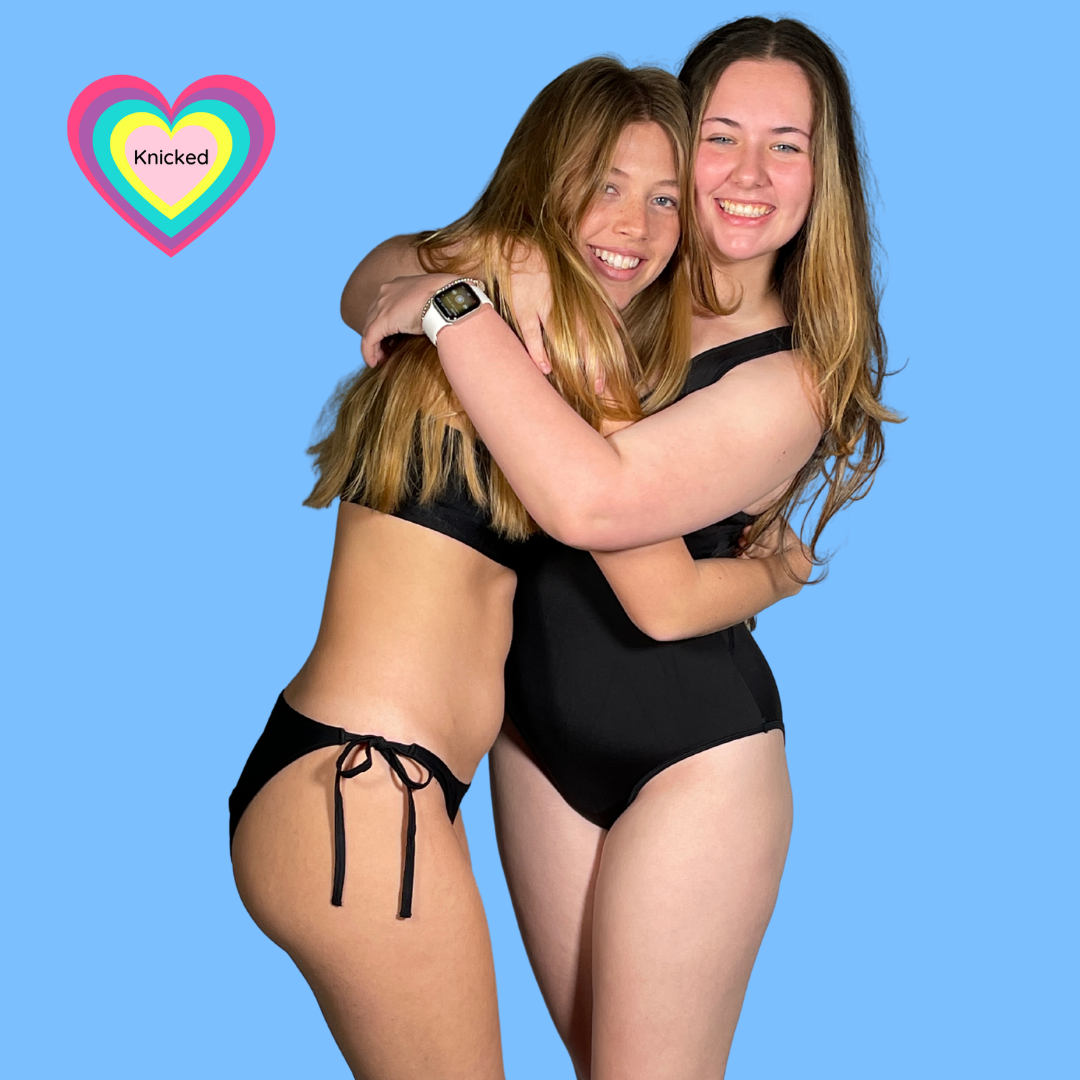 Teen Period Swimwear - Self Tie Bikini - Knicked Australia